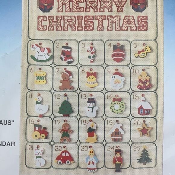 Bucilla Christmas Counted
Cross-Stitch Advent Calendar Kit Mr
& Mrs Claus 82564 - Picture 12 of 14